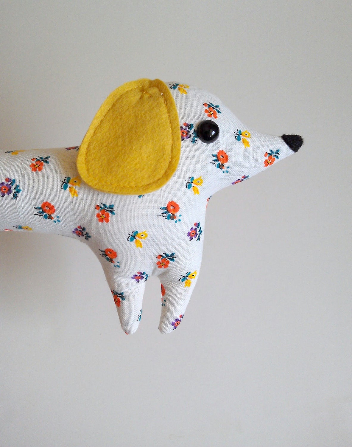 Marigold  the handmade plush dachshund - Limited Edition - made to order