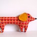 Dottie the handmade plush dachshund - Limited Edition - Made to order