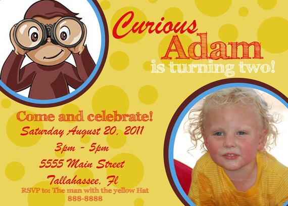 Curious George Birthday Invites Il_570xn