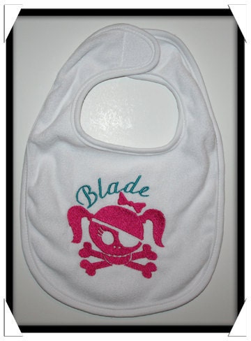 Embroidered Bib for Infants and Toddlers
