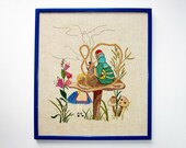 Custom Hand Embroidered Wall Hanging Alice in Wonderland or Your Favorite