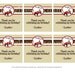 Original Sock Monkey in Wagon Digital Invitation by Oh My Gluestick