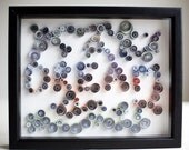 sunset dream 8x10 paper quilling art in shadow box frame