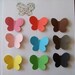 Butterfly flying wall stickers in two shades of pink - Set of 30 - FREE SHIPPING - FOR LILLY
