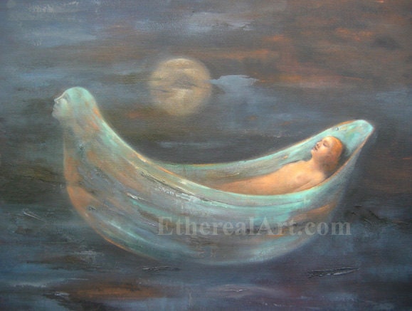Indigo Dream Original Oil Painting