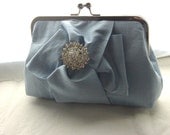 Blue Bridal Clutch / Blue Wedding Purse / Bridesmaids Clutch / Something Blue Clutch  - Chloe