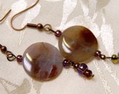 Copper Jasper Dangle Earrings