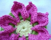 Crocet Applique Flower..