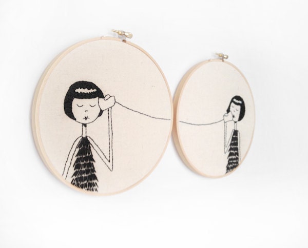 BFF best friend Embroidery set // Printable PDF Pattern