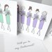 Personalized Will You be my Bridesmaid // printable DIY bridesmaid card // digital file