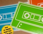mix tape vinyl sticker 3-pack