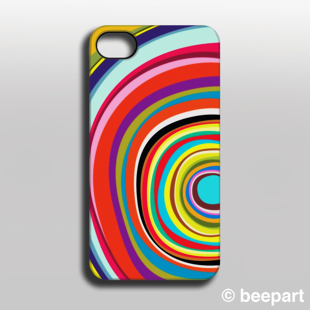 iPhone tough case 5 4 4S concentric orbs