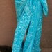 Batik Sarong Coverup - Turquoise Tiffany Blue Beach Wrap Pareo - Women's Skirt -  Women's Clothing - Spa Wrap - Beach Wedding Bridesmaid
