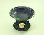 HECATE'S WHEEL SPIRAL  Essential Oil Aromatherapy Diffuser Handmade Ceramic Pottery