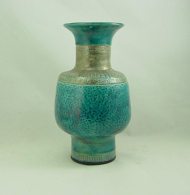 Pottery Vase Coil Raku
