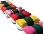 Sushi Slippers - Sashimi Set with Extra Removable fish flavors.