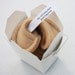 Fortune Cookie Baby Booties -  You Personalize Fortunes - Custom Fortunes.