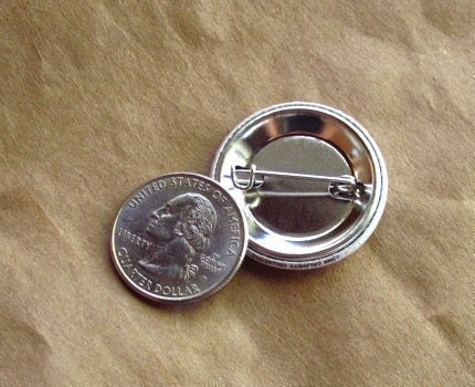 all the world's a stage - pinback button badge