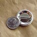 devil and angel - pinback button badge