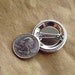 not to be trusted in a bookstore with a credit card - pinback button badge