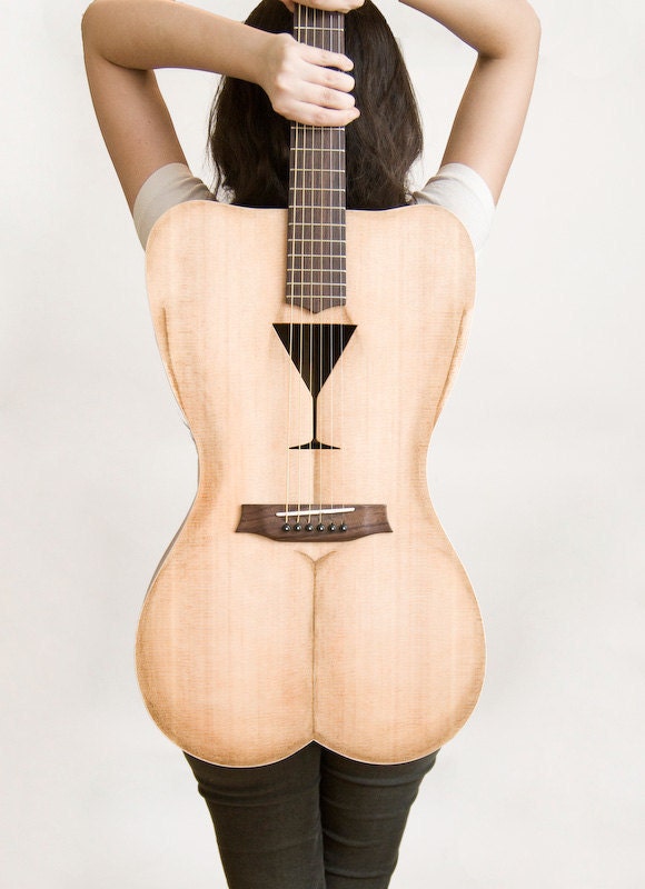 Female Form 6 string acoustic guitar