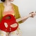 The Heart tenor ukulele  ( SOLID WOOD ) ( painted )