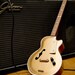 Mini Les Paul style gold top acoustic/electric 3 string guitar