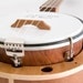 Banjo ukulele style 2 mixed dark wood
