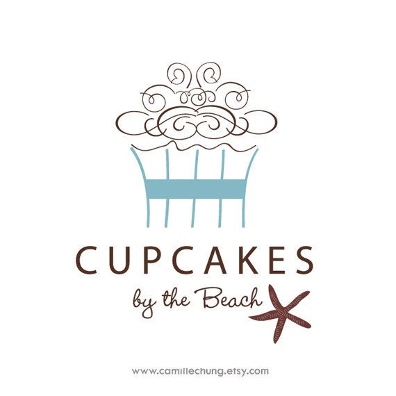 Professional and Creative Custom Logo with Business Card and Sticker Design by Camille Chung on Etsy