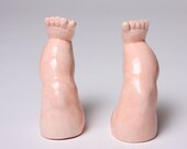 Baby Legs Ceramic Salt and Pepper Shakers - Still Kickin
