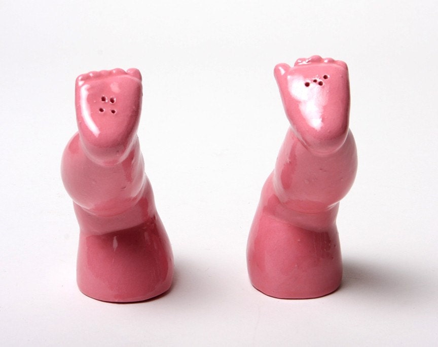 Baby Legs Ceramic Salt and Pepper Shakers - Still Kickin