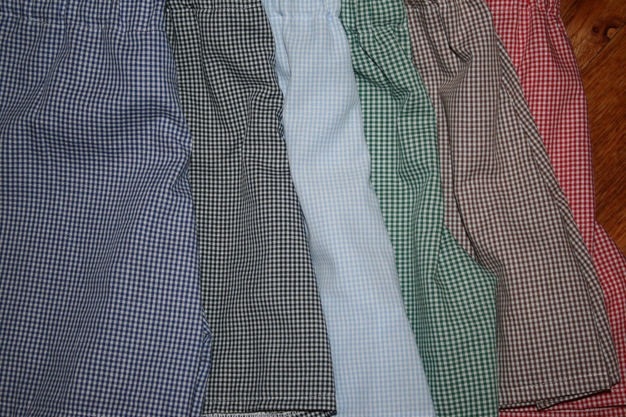 Boys Gingham  Shorts  Size 6mo to 6