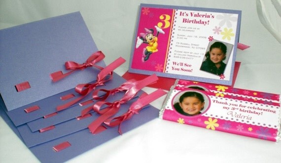 Minnie Mouse Birthday Invitation Il_570xn