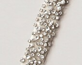 SIRI- crystal sash, rhinestone sash, wedding sash, bridal belt