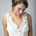 SANDRA - Bridal Crystal Rhinestone Headband or Halo- Crystal Headband, Wedding Headband,  Headpiece, Bridal Headpiece, tie on
