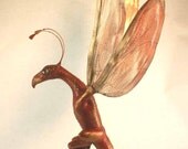 Red and Gold Dragonfly