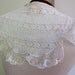 Edwardian antique lace collar French