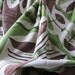 Mid century modern fabric 1950s hand printed