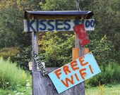 Kissing Booth Print, Romantic Art, Wedding gift print, redneck humor, funny art print, Wedding Gift Card