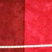 SALE Red Rose Fabric - Hand Dyed Fat Quarter Fabric Set