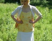 Saffron Flowers Organic Cotton Camisole