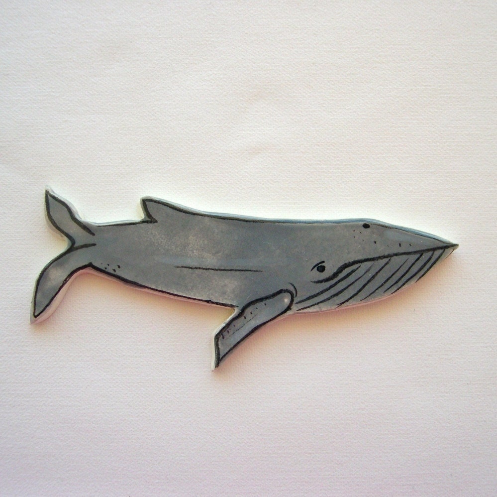 Whale ceramic mosaic tiles whale tile for mosaics by ArtTileMosaics