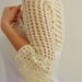 Ivory Shrug Bolero Bridal Shrug Wedding Bolero Lace Mohair with Sequins Brides Bridesmaids MADE TO ORDER