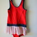 Adorable Vintage Tutu Skirt Swimsuit