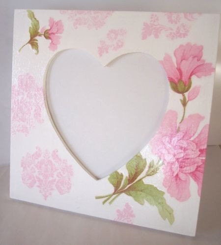 Heart rose frame - REDUCED
