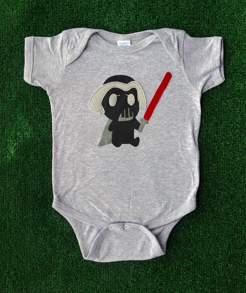 Sewing Wars - Baby Dark Vader Infant Bodysuit