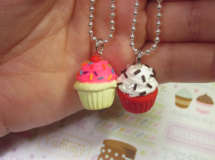 Create Your Own CUSTOM SCENTED BFF Cupcake Necklaces