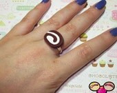 Chocolate Swiss Roll Ring