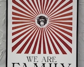 Monkey art print