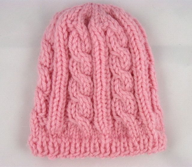 Baby Hat - Knitting Pattern - Love Knots - PDF Pattern - (preemie, 0-3, 3-6, 6-12, 2T) - Make To Sell